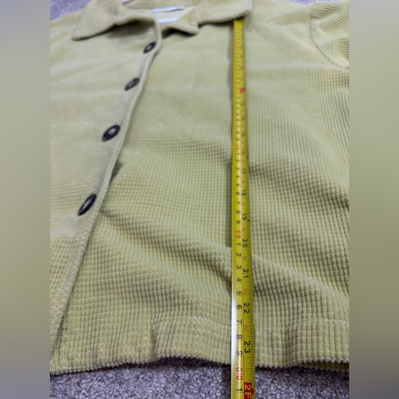 Bryn Walker Cotton Corduroy Waffle Shirt Jacket Size Small Button Up Shacket - Picture 2 of 9